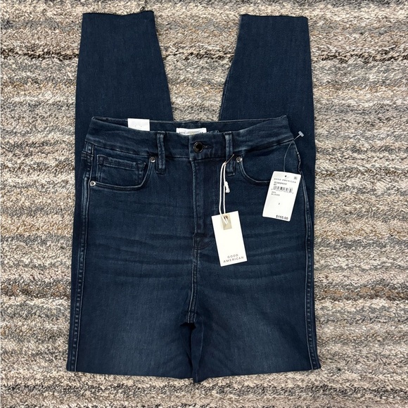 Good American Good Curve High Rise Skinny Jeans Sz 2/26 NWT | Skinny Jeans NEW- - Picture 1 of 15